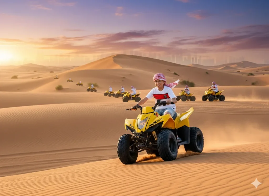 Kids Quad Biking Dubai For 120 Minutes Price 30% Off Book Now